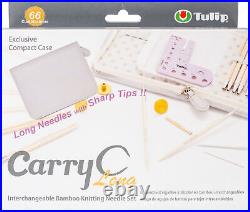 Carry C Interchangeable Bamboo Knitting Needle Long Set- (Pack of 1)