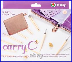 Carry C Interchangeable Bamboo Knitting Needle Set