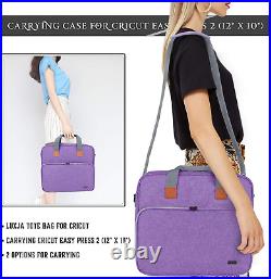 Carrying Case Compatible With Cricut Easy Press 2 And Supplies Purple 12 x 10