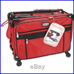 Carrying Cases Tutto Machine On Wheels Red Medium 19L X 13H 10D