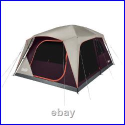 Coleman Skylodge 12-Person Camping Tent Blackberry