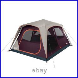 Coleman Skylodge 8-Person Instant Camping Tent Blackberry