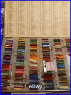 Color You World Beautiful Embroidery Thread withCarry Case & 360 DMC Spools