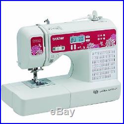 Computerized Sewing Quilting Machine Built-in Basic Monogramming Font Carry Case