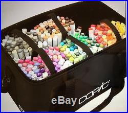 Copic Markers and Pens Carrying Case Storage Carrying Bag 6 Removable Cups NEW