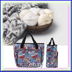 Crafty Carry-All Versatile Crochet Storage Bag with Detachable Strap, Sturdy Kn