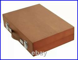Crelando Artists Paint Box Art Set WoodenBox carry case 147 piece Acrylic