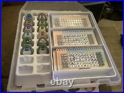 Cricut CREX001 Expression + Jukebox + 12 Additional Cartridges In Carry Case