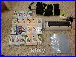 Cricut Expression CREX001 Craft Cutter And 22 Cartridges and carry bag case