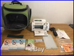 Cricut Personal Electronic Cutting Machine Model CRV001 Carrying Case And More
