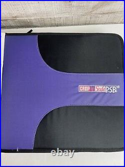 Crop in Style PSB Zippered 3-ring Binder Sticker Carrying Case Plus Extra Pages