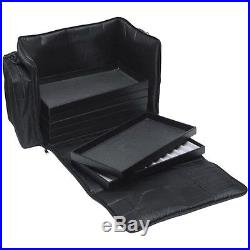 Deluxe Soft Carrying Case Jewelry Carry Case Traveling Case & Trays & Liners