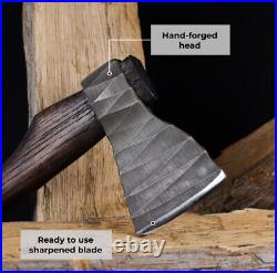 Damascus Forged Axe Axe Hatchets vintage Bushcraft Axe Christmas Gift