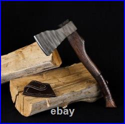 Damascus Forged Axe Axe Hatchets vintage Bushcraft Axe Christmas Gift