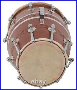 Dholak Nut/Bolt Quality Wood Carry Bag Bolt Tuned Wedding Dholki With Cover