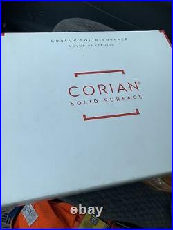Dupont Corian Salesman Sample Box Set of 122 Pcs. In Carry Case, MINT