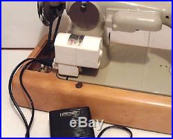 Electric Sewing Machine Gamages Dark Cream + Foot Control + Carrying Case
