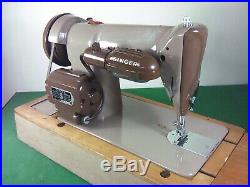 Electric Singer 185k Heavy Duty Sewing Machine in carry case