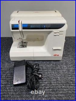 Elna 3005 Sewing Machine with Foot Pedal and Hard Case PLEASE READ