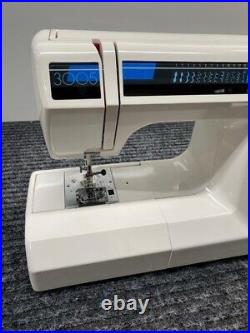 Elna 3005 Sewing Machine with Foot Pedal and Hard Case PLEASE READ