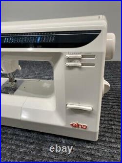 Elna 3005 Sewing Machine with Foot Pedal and Hard Case PLEASE READ