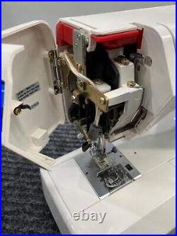 Elna 3005 Sewing Machine with Foot Pedal and Hard Case PLEASE READ