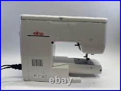 Elna 3210 Jeans Mechanical Sewing Machine Model 506TLE With Pedal & Carry Case