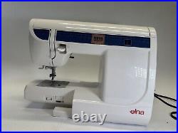 Elna 3210 Jeans Mechanical Sewing Machine Model 506TLE With Pedal & Carry Case