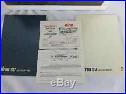 Elna Air Electronic SU sewing machine With Carry Case And Full instructions