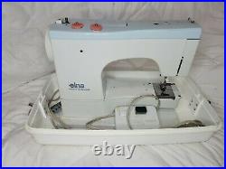 Elna Elnasuper Series 62C Sewing Machine Made in Switzerland with Carry Case