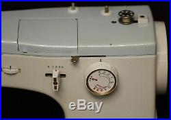 Elna Elnasuper Series 62C Sewing Machine withMetal Carrying Case & Foot Controller