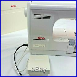 Elna Sewing Embroidery Machine Envision 8006 Foot Pedal Carry Travel Case