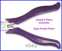 Ergo Series 4 piece Purple Plier Set with Carrying Case