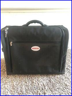 Euc bernina carry case medium boxy black luggage sewing machine case