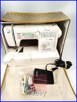 Euro-Pro Delux Denim Sewing Machine 50-1262D with Carrying Case And Pedal