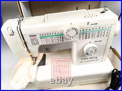 Euro-Pro Delux Denim Sewing Machine 50-1262D with Carrying Case And Pedal