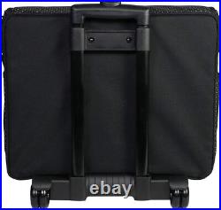 Everything Mary Collapsible Sewing Machine Case, Black Dot Craft Rolling