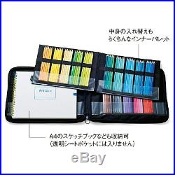 FELISSIMO Colored Pencils Exclusive case bag Stationery 100 stored palette Carry