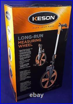 Folding Measuring Wheel WITH Backpack CASE, Trigger Brake & Reset Keson RRT12