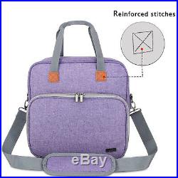 (For 23cm x 23cm Cricut Easy Press, Purple) Luxja Carrying Case Compatible