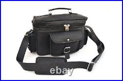 Genuine Leather Camera Bag, Carry Case Crossbody Vintage Lens Accessories