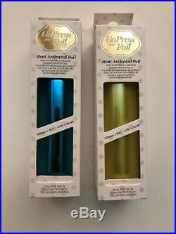 Go Press & Foil Pack Set of 16 x 5m Heat Activated Foils in Custom Carry Case