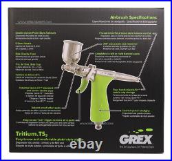 Grex GCK02 Airbrush Tritium TS3 Combo Kit, AC1810-A Compressor + BONUS