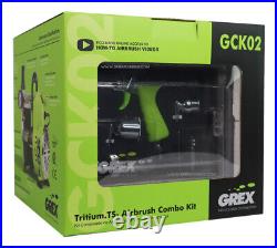 Grex GCK02 Airbrush Tritium TS3 Combo Kit, AC1810-A Compressor + BONUS
