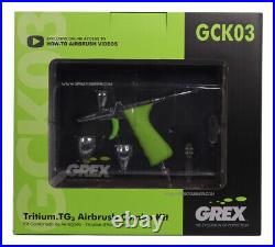 Grex GCK03 Airbrush Combo Kit with Tritium. TG3, AC1810-A Compressor + BONUS