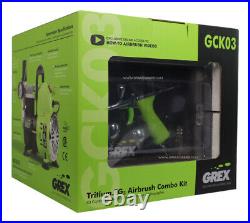 Grex GCK03 Airbrush Combo Kit with Tritium. TG3, AC1810-A Compressor + BONUS