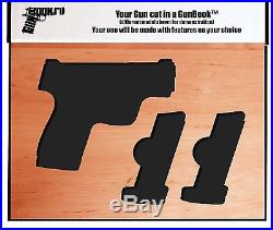 GunBook for SPRINGFIELD EMP 9mm handgun magazine mag hidden carry box safe case