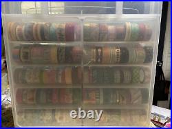 HUGE WASHI TAPE LOT Rolls For Crafts Planner Scrapbook With Carry Case