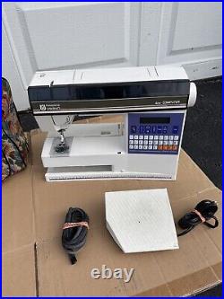 HUSQVARNA VIKING 400 COMPUTER SEWING MACHINE WithCase, Footpedal & Cord