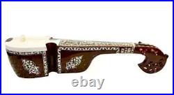 Handmade String Instrument Classical Folk Instrument Afghani Kabuli Rabab & Bag